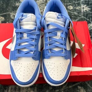 Nike Sky Blue and White Athletic Shoes